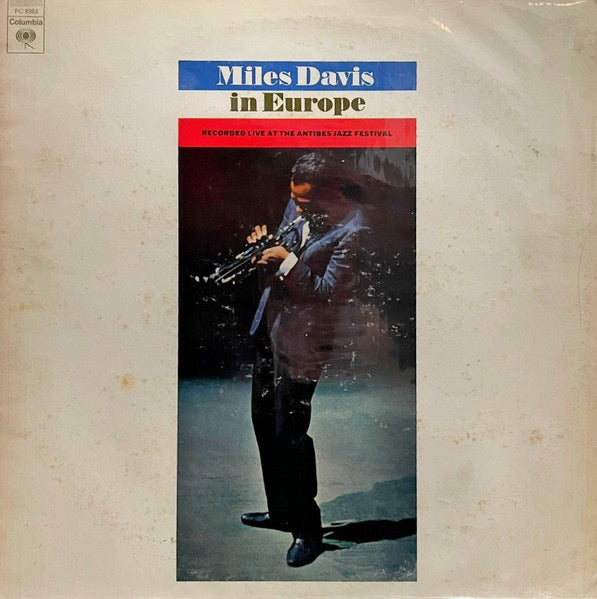 Image of Front Cover of LP - G+/VG - MILES DAVIS, Miles Davis In Europe (Columbia; PC 8983, US 1970s Reissue, Pasteback Sleeve), Spine wear and seam splits to sleeve. Disc is a strong VG.,  - 2416017C