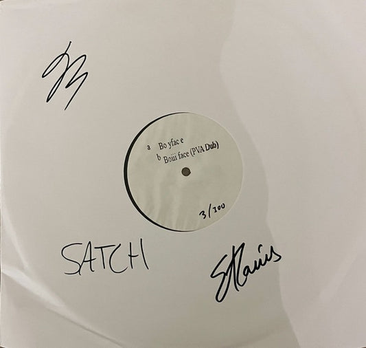Image of Front Cover of 12" - VG+/VG+ - PVA, Boyface (It's All For Fun; IAFF002, UK 2025, White Label, SIGNED Plain Paper Sleeve, Limited Edition of 300), Limited Edition No 146/300,  - 2416034C