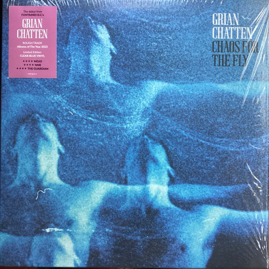 Image of Front Cover of LP - VG/M - GRIAN CHATTEN, Chaos For The Fly (Partisan Records; PTKF3037-1, UK, Europe & US 2023, Inner, Clear Blue Vinyl. Fontaines D.C.), Still SEALED In Stickered Shrinkwrap. Sleeve Has Bumped/Split Spine.,  - 2416037C