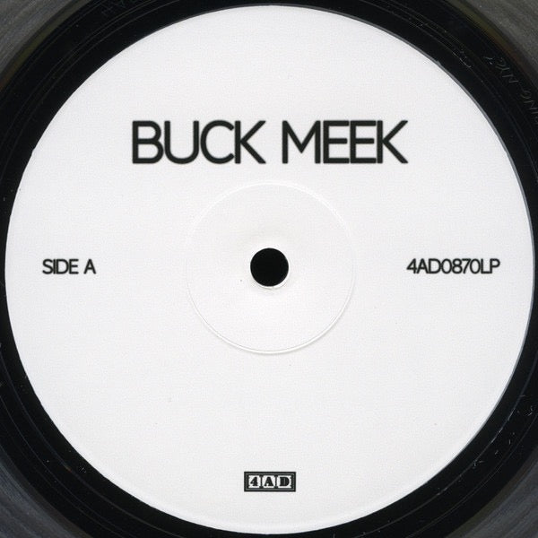 Image of Label Cover of LP - EX/EX - BUCK MEEK, The Mirror (4AD; 4AD0870LP, Europe 2026, Inner, Clear Vinyl. Big Thief), Still In Opened Shrinkwrap With Hype Sticker,  - 2416038C