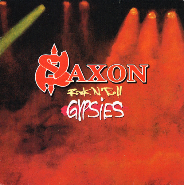 Image of Front Cover of LP - VG/VG - SAXON, Rock N' Roll Gypsies (Roadrunner Records; RR 9416 1, Netherlands 1989), ,  - 2426032E