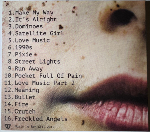 Image of Back Cover of CD - EX/EX - REN, Freckled Angels (Not On Label (Ren Gill Self-relea; none, UK 2024, Digipak), ,  - 2336014E