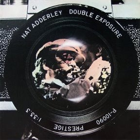 Image of Front Cover of LP - VG/VG+ - NAT ADDERLEY, Double Exposure (Prestige; P-10090, US 1975, Pasteback Sleeve), Sleeve is still in shrink but is notched in a couple of places. Disc has only some light storage marks.,  - 2416024C