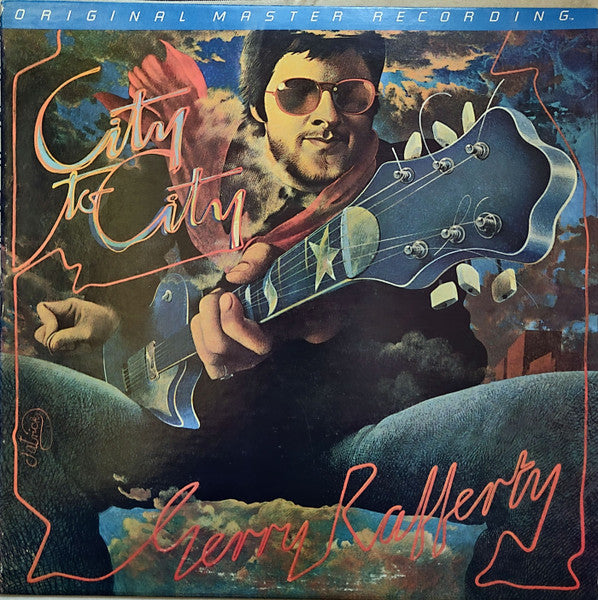 Image of Front Cover of LP - VG+/VG+ - GERRY RAFFERTY, City To City (Mobile Fidelity Sound Lab; MFSL 1-058, US 1981 Reissue, Inserts, Half-Speed Mastered- Audiophile LP), ,  - 2426037E