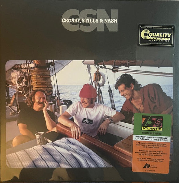 Image of Front Cover of LP - EX/M - CROSBY, STILLS & NASH, CSN (Analogue Productions; APA 021-45, US 2025, Second Laughing Sleeve, Inner), Still SEALED In Stickered Plastic,  - 2426038E