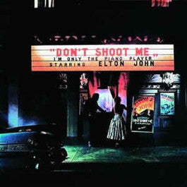 Image of Front Cover of LP - VG/VG - ELTON JOHN, Don't Shoot Me I'm Only The Piano Player (DJM Records; DJH 20427, UK 1973, Laminated Gatefold Sleeve, Smooth Booklet, A2/B3 - Translucent Vinyl), Strong VG. Book in lovely condition.,  - 2846084S