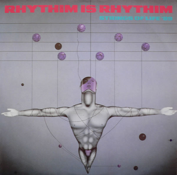 Image of Front Cover of 12" - VG/VG - RHYTHIM IS RHYTHIM, Strings Of Life '89 (Kool Kat; KOOL T509, UK 1989 Reissue, Picture Sleeve), Light marks on vinyl and small bump on B side doesn't affect playing, plays VG/VG+. Sleeve in strong VG.,  - 2446010S
