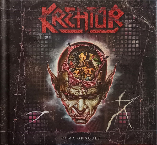 Image of Front Cover of 2xCD - VG+/VG+ - KREATOR, Coma Of Souls (Noise; NOISE2CD046, Europe 2018 Reissue, Reissue, Deluxe Edition, Mediabook), Light marks on one disc.,  - 2456025S