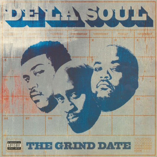 Image of Front Cover of 2xLP - NEW/NEW - DEL LA SOUL, The Grind Date (BMG; 3852586, Europe 2026 Reissue), , The seventh studio album from hip-hop pioneers, De La Soul. Originally released in 2004, the album features a top line array of guest spots including Ghostface Killah, Sean Paul, Flava Flav and producer J Dilla (A Tribe Called Quest). Unlike their other albums, The Grind Date doesn t include any  skits  or interludes, and is considered pure quality with no filler. Includes four bonus instrumental trac