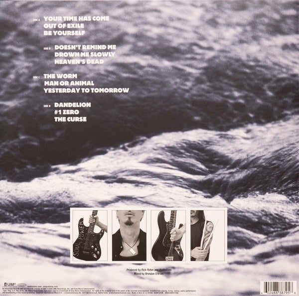 Image of Back Cover of 2xLP - NEW/NEW - AUDIOSLAVE, Out Of Exile (Polydor; 8838795, Europe 2026 Reissue, 180 Gram Black Vinyl), , Out Of Exile is newly pressed on 180-gram black vinyl and newly remastered by Levi Seitz from Black Belt Mastering. - 2456230S