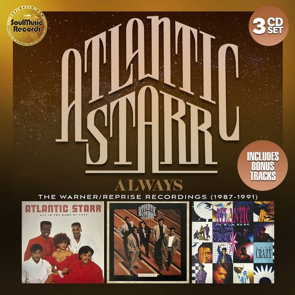 Image of Front Cover of 3xCD - EX/EX - ATLANTIC STARR, Always (The Warner/Reprise Recordings 1987-1991) (SoulMusic Records; QSMCR5198BX, UK 2021, Box Set, Booklet), ,  - 2416104C