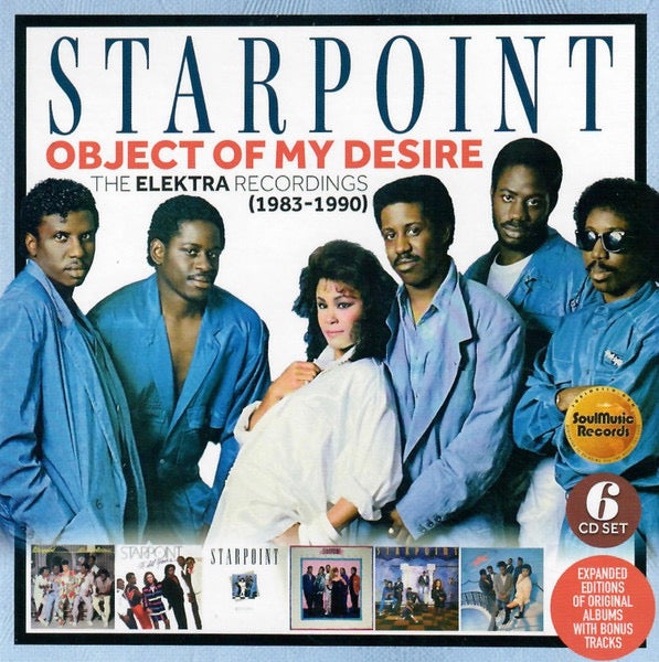 Image of Front Cover of 6xCD - EX/M - STARPOINT, Object Of My Desire (The Elektra Recordings 1983-1990) (SoulMusic Records; QSMCR-5206BX, UK 2022, Box Set), Still SEALED In Shrinkwrap,  - 2416107C