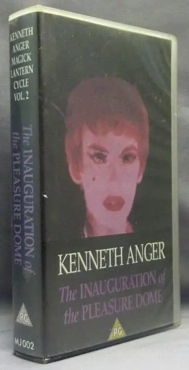 Image of Front Cover of VHS - VG+/VG+ - KENNETH ANGER, Inauguration of the Pleasure Dome (Jettisound Video; MJ002,  1981), Strong VG+,  - 2456008S