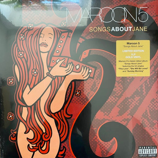 Image of Front Cover of LP - NEW/NEW - MAROON 5, Songs About Jane (UMR; 7116534, Europe 2026 Reissue, Gold Vinyl), , Maroon 5 s classic debut album Songs About Jane, featuring the hit singles  This Love,   She Will Be Loved,  and  Sunday Morning,  pressed on gold vinyl. - 2556200S