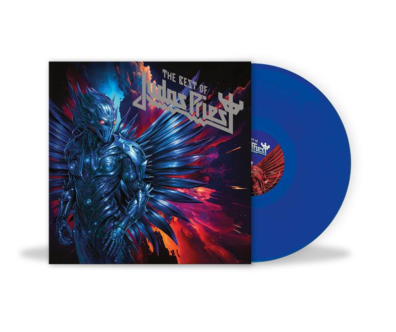 Image of Label Cover of LP - NEW/NEW - JUDAS PRIEST, The Best of Judas Priest (CMG; 19958434091, Europe 2026, Blue Vinyl), , The Best Of Judas Priest’ is a curated overview of the unparalleled career of legendary heavy metal band Judas Priest. Having pioneered the genre and forged heavy metal culture, Judas Priest have sold more than 50 million albums since forming in 1969, impacting music with unforgettable anthems such as ‘Breaking The Law’, ‘You’ve Got Another Thing Coming’, ‘Electric Eye’, ‘Turbo Lover’