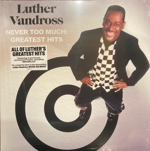 Image of Front Cover of 2xLP - NEW/NEW - LUTHER VANDROSS, Never Too Much: Greatest Hits (Epic ; 19658887051, Europe 2024, Compilation), ,  - 2236183E