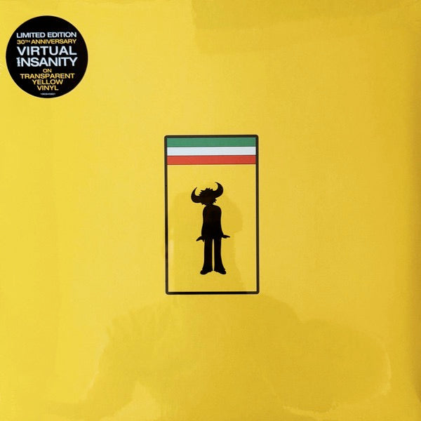 Image of Front Cover of LP - NEW/NEW - JAMIROQUAI, Virtual Insanity (30th Anniversary) (CMG; 19958450821, Europe 2026 Reissue, Transparent Yellow Vinyl), , To celebrate 30 years of Jamiroquai s most iconic track, Virtual Insanity will be released as a 12  single on colour vinyl! Replicating the track list from the original 12  single release, this vinyl will be pressed on transparent yellow vinyl matching the stunning original yellow Buffalo Man sleeve.  - 2536341E