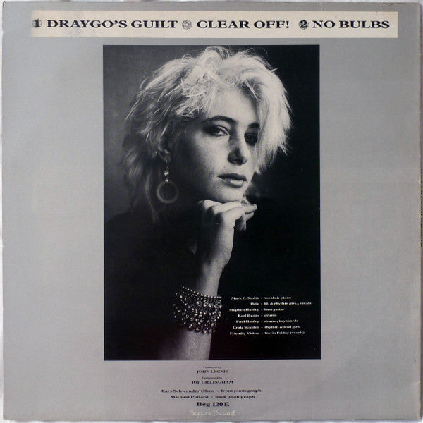 Image of Back Cover of 12" - G+/VG+ - THE FALL, Call For Escape Route (Beggars Banquet; BEG 120E, UK 1984, Picture Sleeve), Edge and ring wear, tear on back cover. ,  - 2446034S