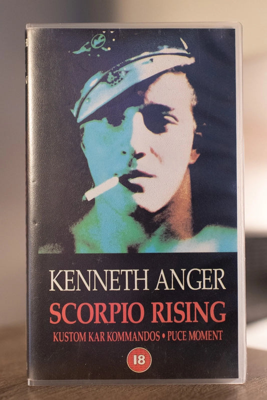 Image of Front Cover of VHS - VG+/VG+ - KENNETH ANGER, Magick Lantern Cycle Vol 3 VHS Scorpio Rising (Jettisoundz; MJ003, US ), Ex library copy,  - 2456009S