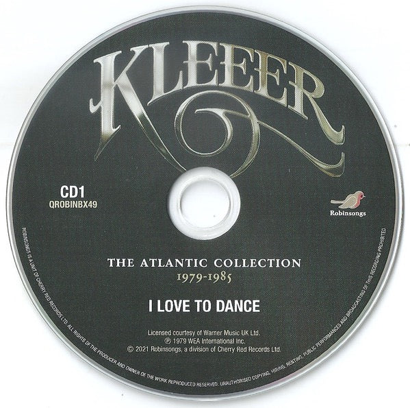 Image of Label Cover of 8xCD - EX/M - KLEEER, The Atlantic Collection 1979-1985 (Robinsongs; QROBINBX49, UK 2021, Box Set), Still SEALED In Shrinkwrap,  - 2416116C