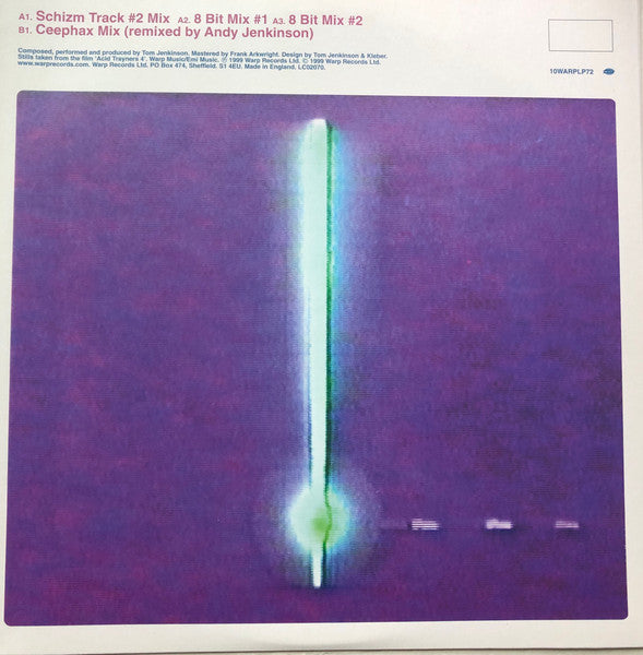 Image of Back Cover of LP - VG+/VG+ - SQUAREPUSHER, Anti-Greylord Protection Scheme Prelude (Warp Records ; 10WARPLP72, UK 1999, Picture Sleeve), ,  - 2446046S