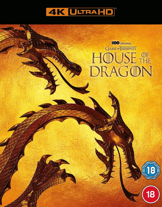Image of Front Cover of 4xBlu-Ray - VG+/VG+ - MATT SMITH, OLIVIA COOKE, House of the Dragon Season 1 (Warner Brothers; , US , Slipcase, 4K + Blu ray), ,  - 2436030E