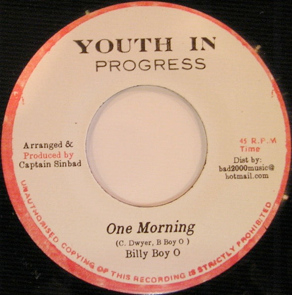 Image of Front Cover of 7" - /VG+ - DON CARLOS / BILLY BOYO, Isabel / One Morning (Youth In Progress; YIP-002, US 2011), Shiny clean.,  - 2416154C