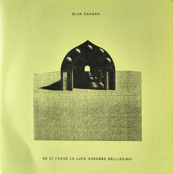 Image of Front Cover of LP - NEW/NEW - BLAK SAAGAN, Se Ci Fosse La Luce Sarebbe Bellissimo (Maple Death Records; MDR040, UK & Europe 2022 Reissue, Yellow Insert w/ Italian Notes, 3rd Pressing, Ltd Edition of 500, ), , "The music is a soundtrack to the 1978 kidnapping of former Italian prime-minister Aldo Moro by the Red Brigade terrorists." - 2336186E
