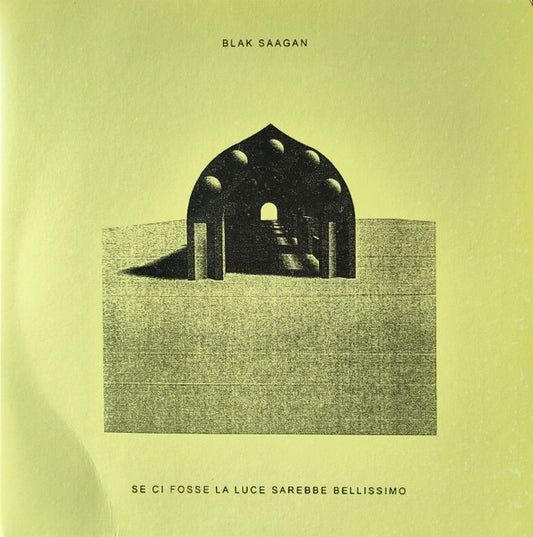 Image of Front Cover of LP - NEW/NEW - BLAK SAAGAN, Se Ci Fosse La Luce Sarebbe Bellissimo (Maple Death Records; MDR040, UK & Europe 2022 Reissue, Yellow Insert w/ Italian Notes, 3rd Pressing, Ltd Edition of 500, ), , "The music is a soundtrack to the 1978 kidnapping of former Italian prime-minister Aldo Moro by the Red Brigade terrorists." - 2336186E