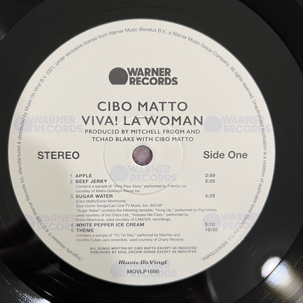 Image of Label Cover of LP - NEW/NEW - CIBO MATTO, Viva! La Woman (Music On Vinyl; MOVLP1698, Europe 2021 Reissue, Insert), ,  - 3956355S