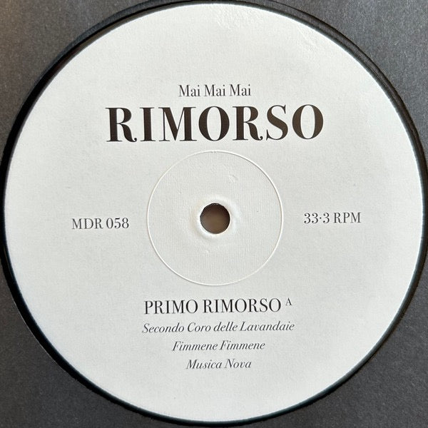 Image of Label Cover of 2xLP - NEW/NEW - MAI MAI MAI, Rimorso (Maple Death Records; MDR058, Europe 2023 Reissue), ,  - 2956189S