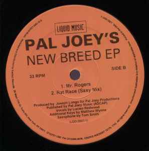 Image of Back Cover of 12" - VG+/VG - PAL JOEY, New Breed EP (Liquid Music ; LQD-3507-1, US 1993, Stickered Plain Sleeve), few scuffs either side - minor. original stickered sleeve - still in shrink - opened,  - 2446080S