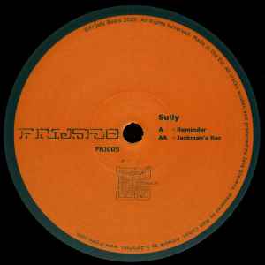 Image of Front Cover of 12" - /VG - SULLY, Reminder / Jackman's Rec (Frijsfo Beats ; FRJ005, UK 2009), light marks only,  - 2446084S
