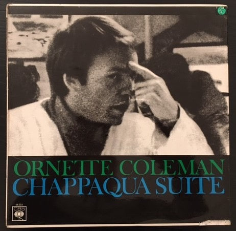 Image of Back Cover of 2xLP - G+/VG - ORNETTE COLEMAN, Chappaqua Suite (CBS; 66203, UK 1967, Laminated Gatefold Sleeve, 140 Gram Vinyl), Tear to sleeve opening. Discs are a strong VG.,  - 2416194C