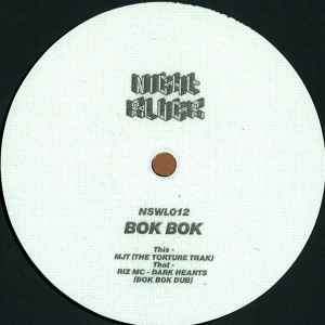 Image of Front Cover of 12" - /VG - BOK BOK, MJT / Dark Hearts Remix (Night Slugs; NSWL012, UK 2012), light marks only,  - 2446088S