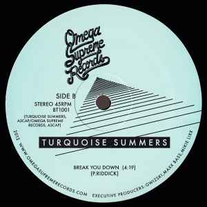 Image of Back Cover of 12" - /VG+ - TURQUOISE SUMMERS, Never Can Get Enuff (ise Summers; BT1001,  ), ,  - 2446089S