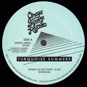 Image of Front Cover of 12" - /VG+ - TURQUOISE SUMMERS, Never Can Get Enuff (ise Summers; BT1001,  ), ,  - 2446089S