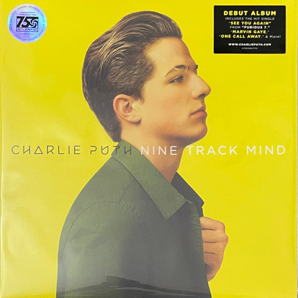 Image of Front Cover of LP - VG+/EX - CHARLIE PUTH, Nine Track Mind (Atlantic ; 7567-86660-9, Worldwide 2023, Inner, Clear Vinyl), Sleeve Creased,  - 2426152E