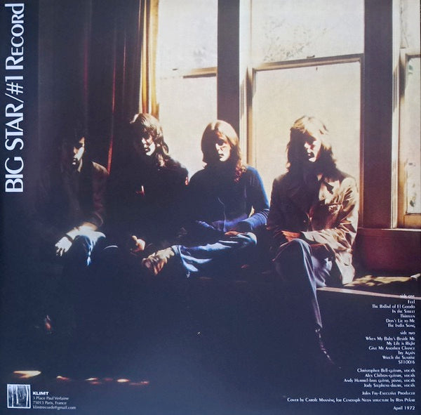 Image of Back Cover of LP - NEW/NEW - BIG STAR, #1 Record (Klimt Records; MJJ446CB, France 2024 Reissue, Blue Vinyl), ,  - 2416246C
