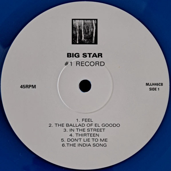 Image of Label Cover of LP - NEW/NEW - BIG STAR, #1 Record (Klimt Records; MJJ446CB, France 2024 Reissue, Blue Vinyl), ,  - 2436070E