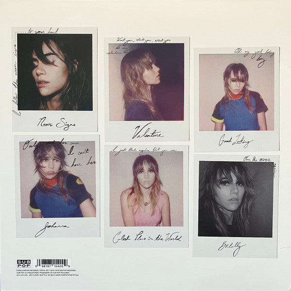 Image of Back Cover of 12" EP - EX/EX - SUKI WATERHOUSE, Milk Teeth (Sub Pop ; SP 1540, Europe 2022, Picture Sleeve, Insert, Transparent Blue Vinyl), Stickered Plastic Outer Sleeve,  - 2426139E