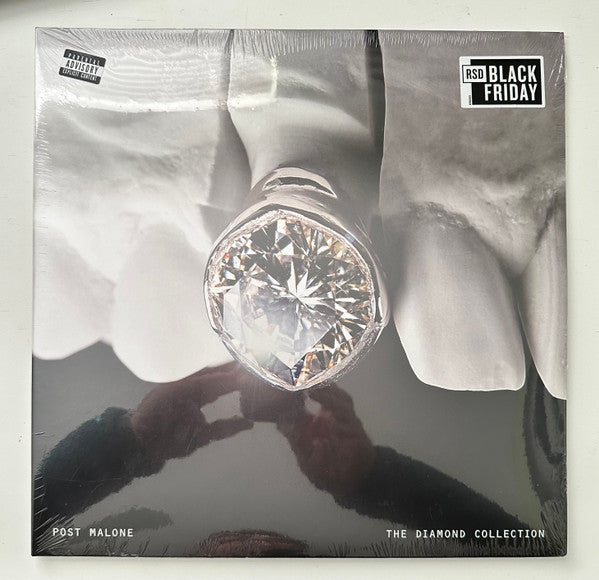 Image of Front Cover of 2xLP - EX/EX - POST MALONE, The Diamond Collection (Mercury; 00602455915290, Europe 2023, Gatefold, 2 Inners & Insert, Clear Vinyl), Hype stickered, still in shrinkwrap.,  - 2416065C