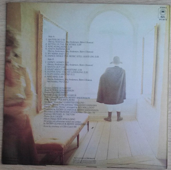 Image of Back Cover of LP - VG/VG - ABBA, BJ RN, BENNY, ANNA & FRIDA, Waterloo (Epic Orange Labels; EPC 80179, UK 1979 Reissue), ,  - 2416092C