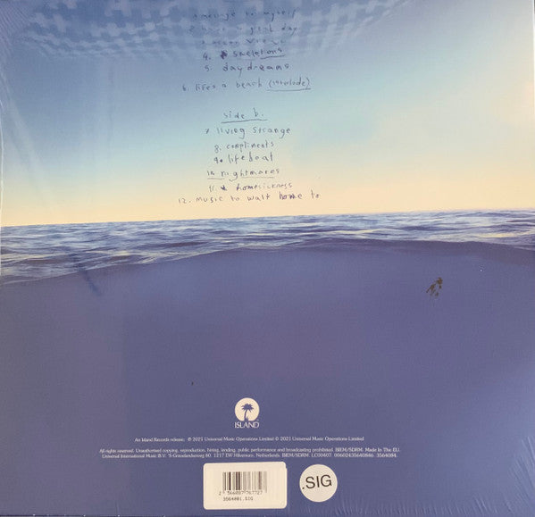 Image of Back Cover of LP - VG/EX - EASY LIFE, Life's A Beach (Island Records; 3564084, UK 2021, Inner), Signed, 3cm Split Top Spine,  - 2446126S