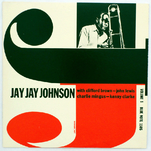 Image of Front Cover of LP - VG/VG+ - JAY JAY JOHNSON, The Eminent Jay Jay Johnson Volume 1 (Blue Note; BLP 1505, France 1983), Sleeve close to VG+, only general signs of wears on front cover.,  - 2246136S