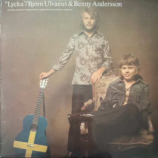 Image of Front Cover of LP - VG/VG - BJ RN ULVAEUS & BENNY ANDERSSON, "Lycka" (Polar; POLL 113, Sweden 1970s Reissue), ,  - 2416099C