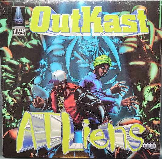 Image of Front Cover of 2xLP - NEW/NEW - OUTKAST, ATLiens (LaFace Records; 73008-26029-1, US Reissue), ,  - 3556282S