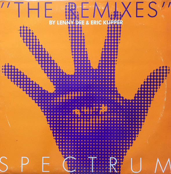 Image of Front Cover of 12" - VG+/VG+ - SPECTRUM, The Remixes (R & S Records; RS 9101, Belgium 1991), Couple superficial marks.,  - 2446144S
