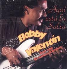 Image of Front Cover of LP - VG/VG+ - BOBBY VALENT N, Aqui Est  La Salsa Con Sus Grandes Exitos (Bronco; 2501, US 1989), Light ringwear on sleeve.,  - 2426080E