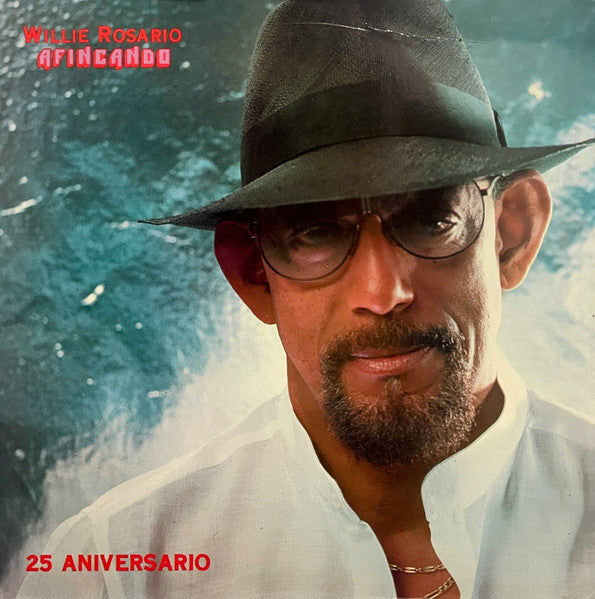 Image of Front Cover of LP - VG+/VG+ - WILLIE ROSARIO, Afincando - 25 Aniversario (Bronco; Bronco 134, Puerto Rico 1985), Lightest ringwear on sleeve.,  - 2426083E